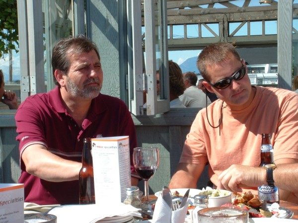 Dave Day and Peter Haug at the Flying Beaver