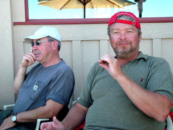 Jack & Billy on the porch