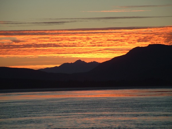Sunset at April Point