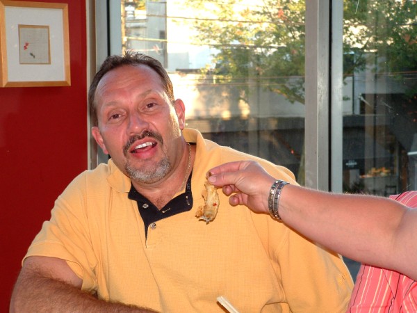 Dave Thornton at the Korean Restaurant