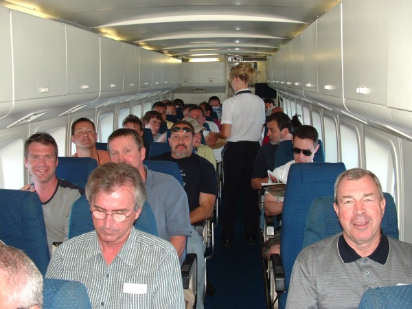 On the airplane heading North to Campbell River
