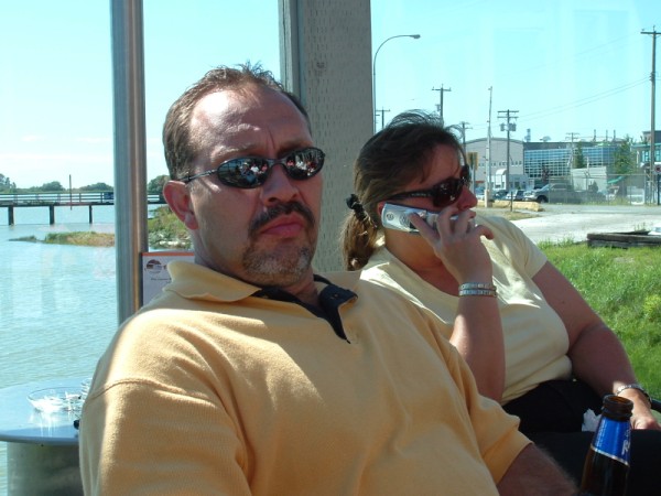 Dave Thornton & Barb at the Flying Beaver