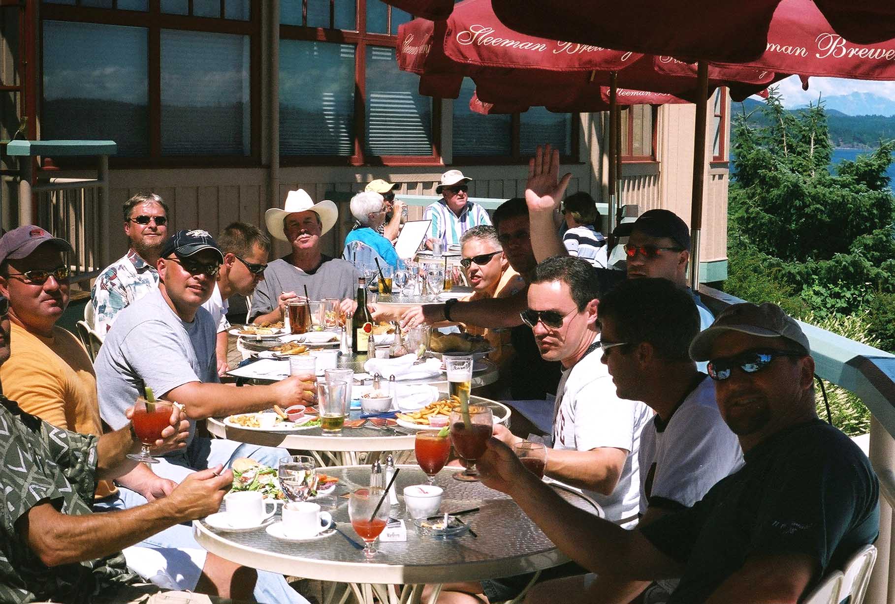 Group at lunch Painter's