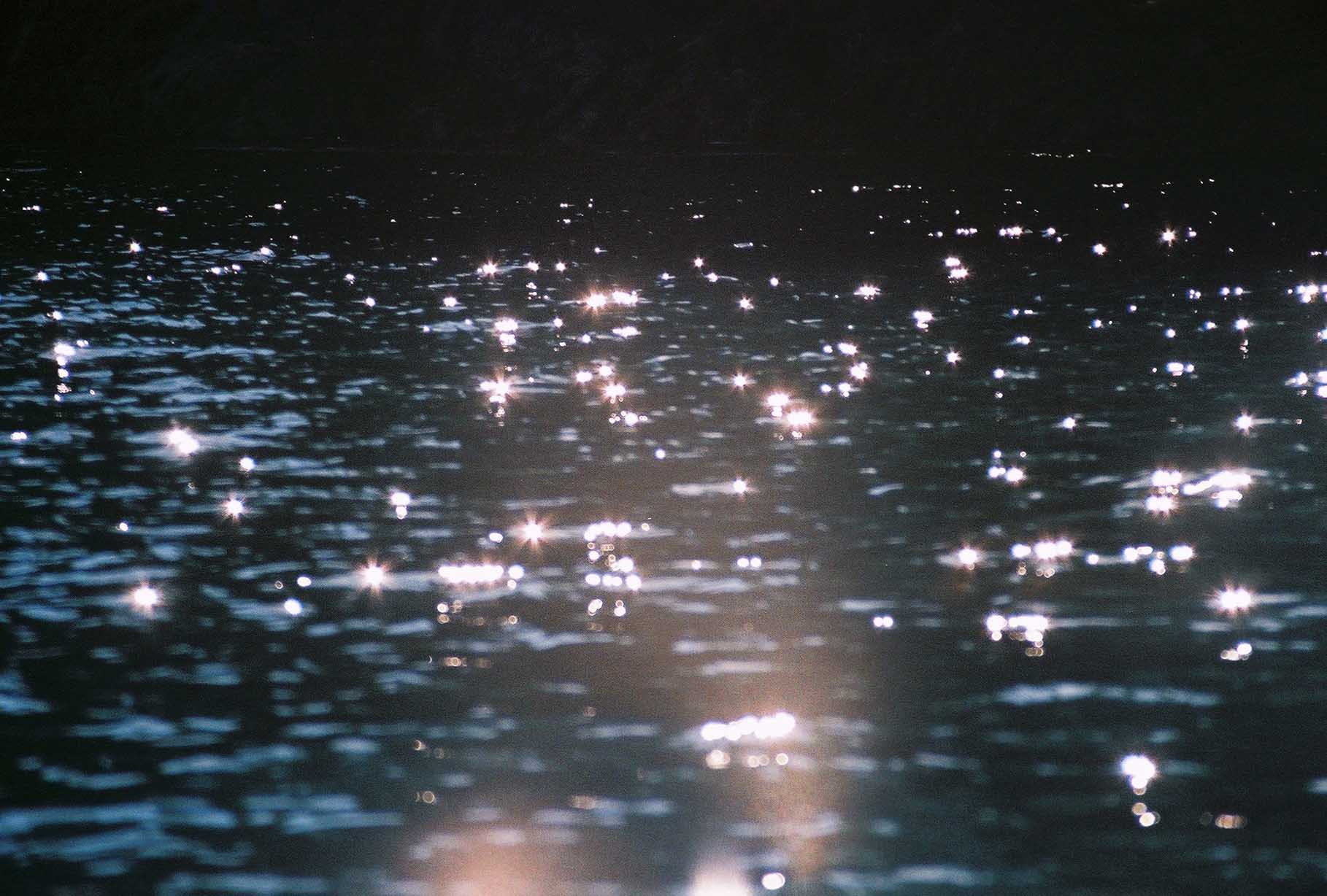 Sparkles on the water