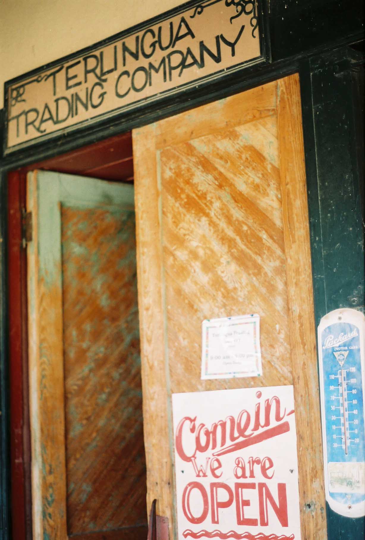 Terlingua Trading Post front door