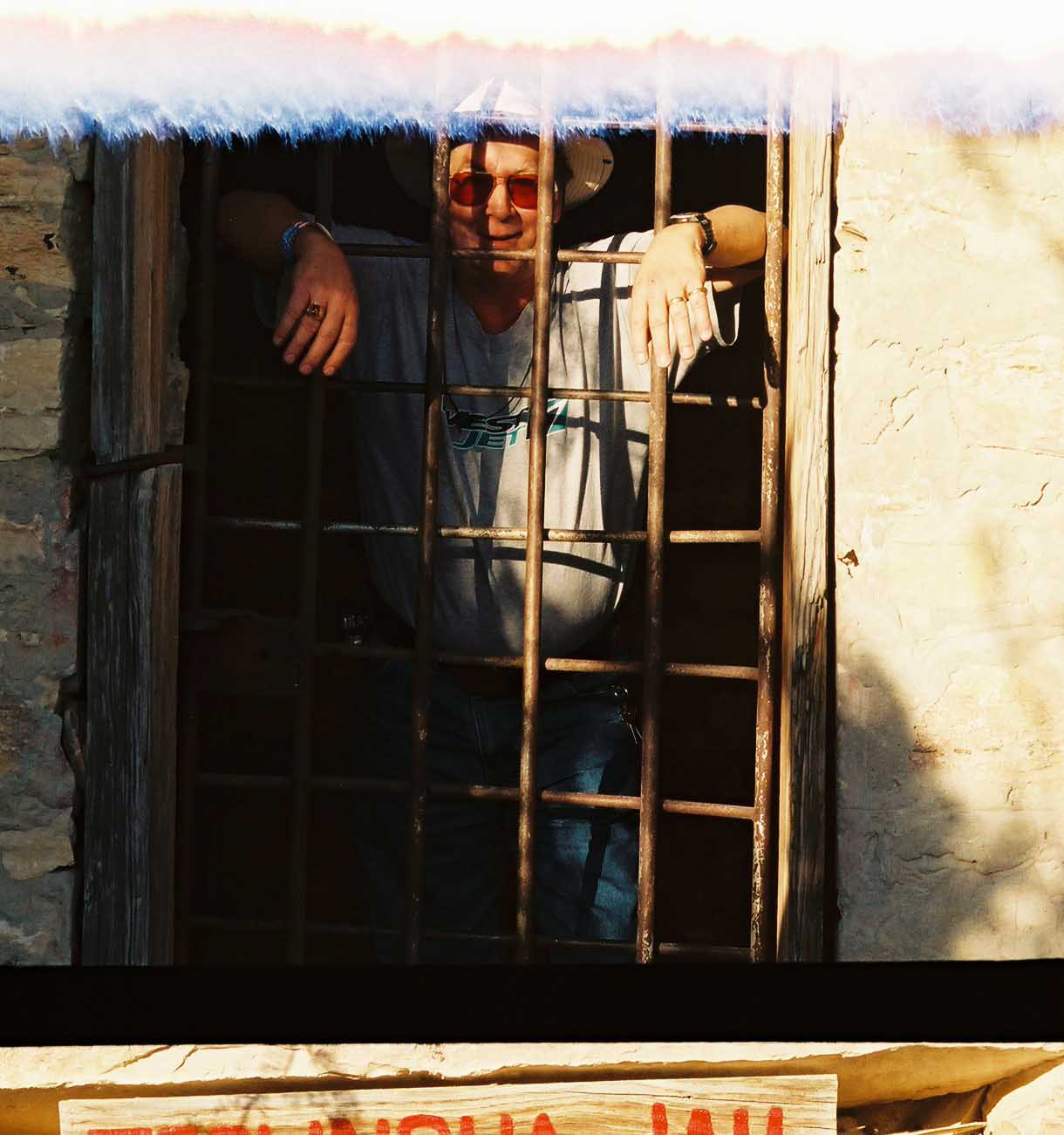 Terlingua Jail with Ron locked up
